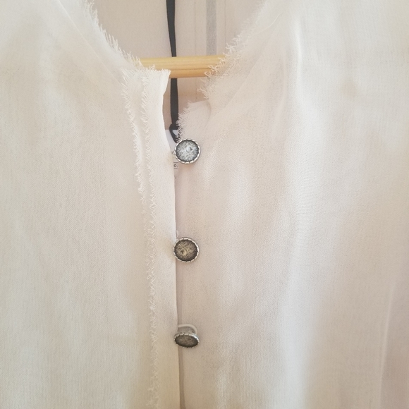 Zara Limited Edition semi-sheer blouse - Picture 3 of 6